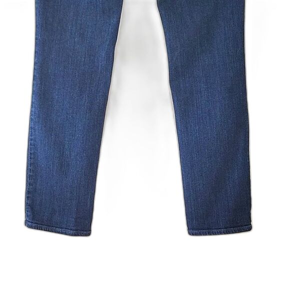 ANN TAYLOR The Slim Curvy Fit Petite Dark Blue Denim Jeans size 6P - Picture 8 of 10